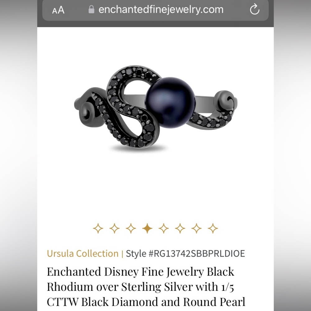 Disney villains Ursula ring - Picture 5 of 9